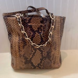 Michael Kors Snakeskin Purse